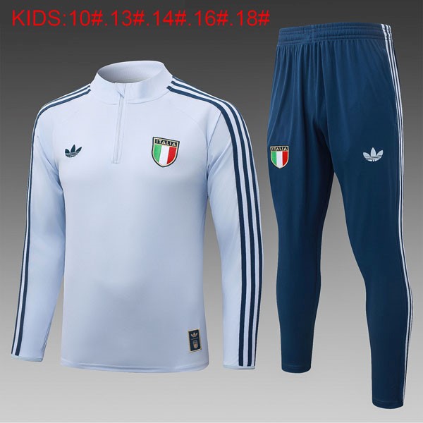 Ninos Sudadera De Training Italia 2026-2027 Gris 3